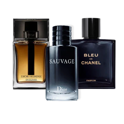 3 Parfums Sauvage Dior, Bleu de Chanel, Dior Homme Intense (Eau de Parfum)100ml