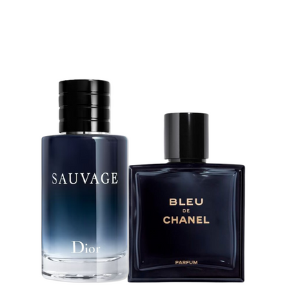 2 Parfums Sauvage Dior, Bleu de Chanel (Eau de Parfum) 100ml