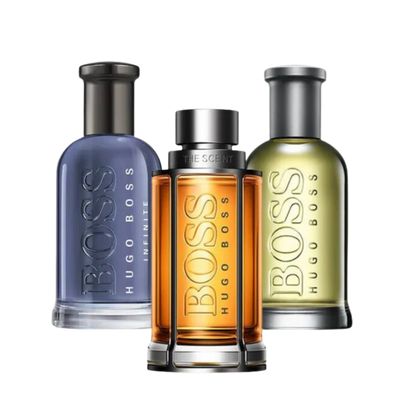 3 parfums BOSS THE SCENT, BOSS BOTTLED et BOTTLED INFINITE 100ml